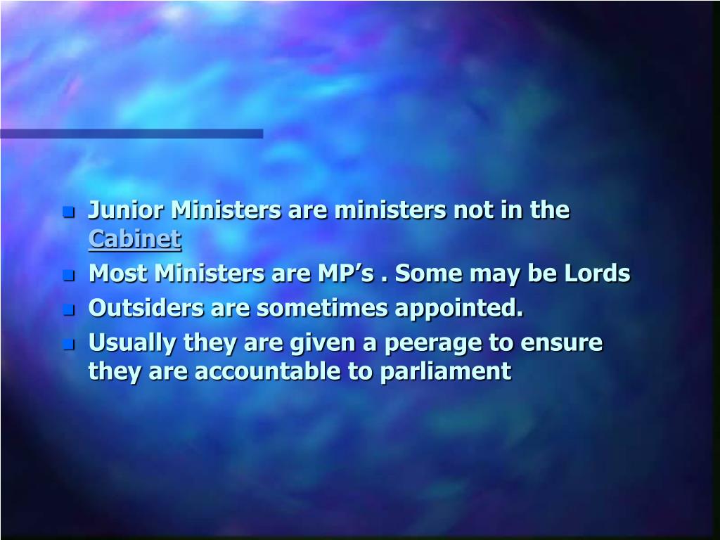 PPT THE ROLE OF MINISTERS PowerPoint Presentation, free download ID1091611