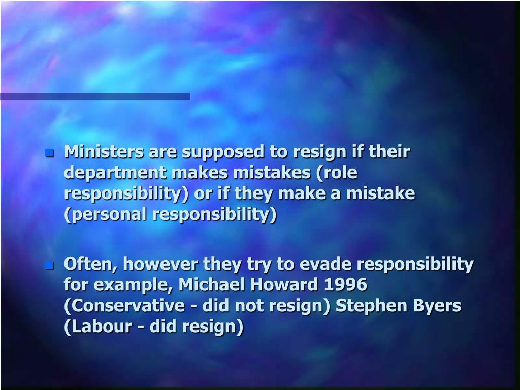 PPT THE ROLE OF MINISTERS PowerPoint Presentation, free download ID