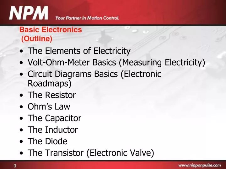 PPT Basic Electronics (Outline) PowerPoint Presentation, free