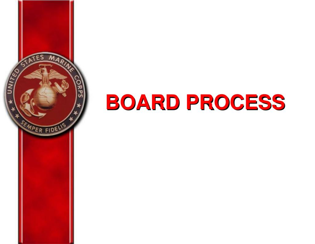 PPT Preparing for Your Promotion Board MajGen R. L. Bailey, USMC Maj