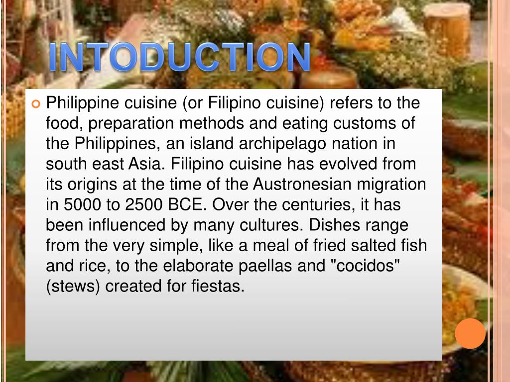 PPT PHILIPPINE CUISINE PowerPoint Presentation, free download ID