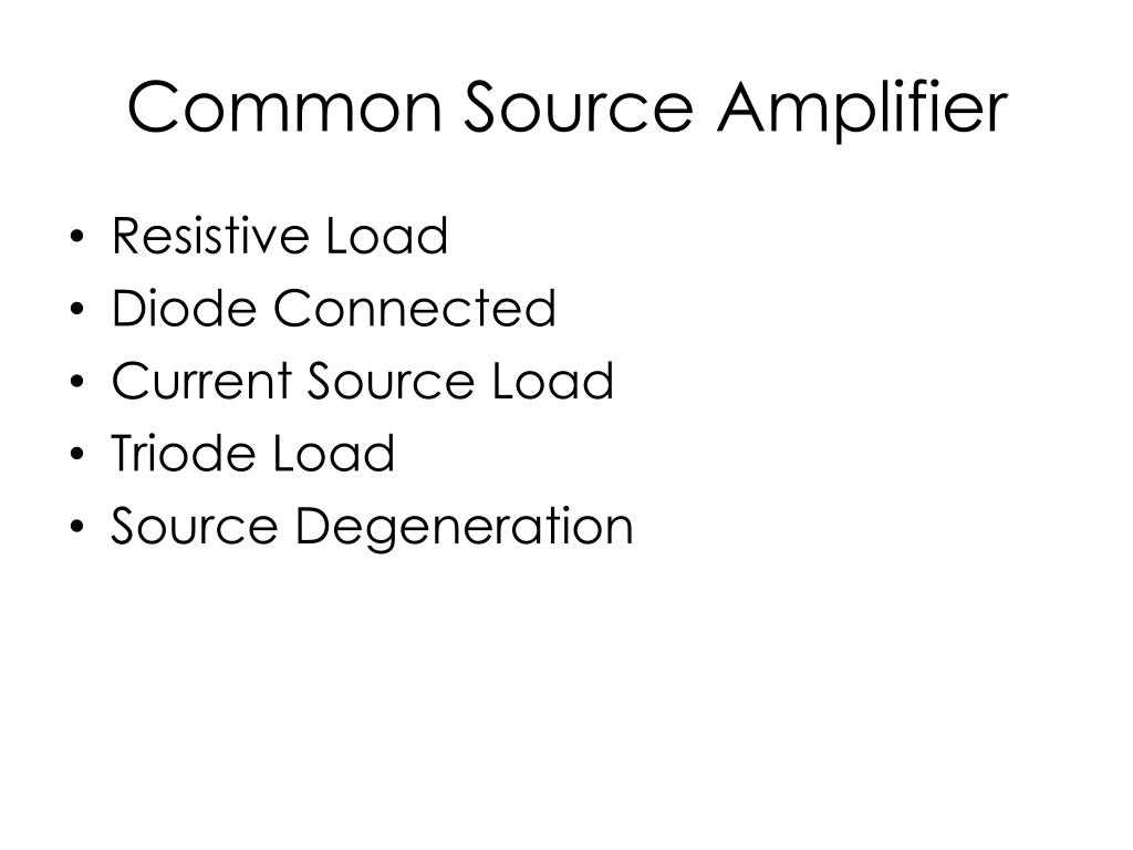PPT Single Stage Amplifier PowerPoint Presentation, free download
