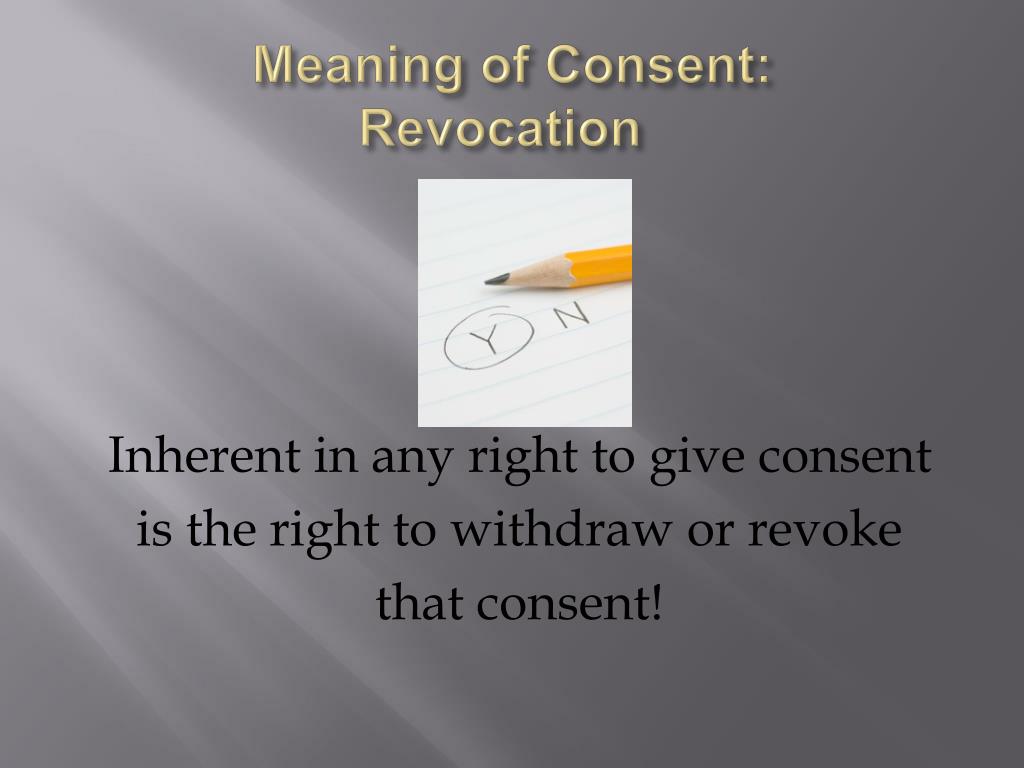 PPT Informed consent under idea PowerPoint Presentation