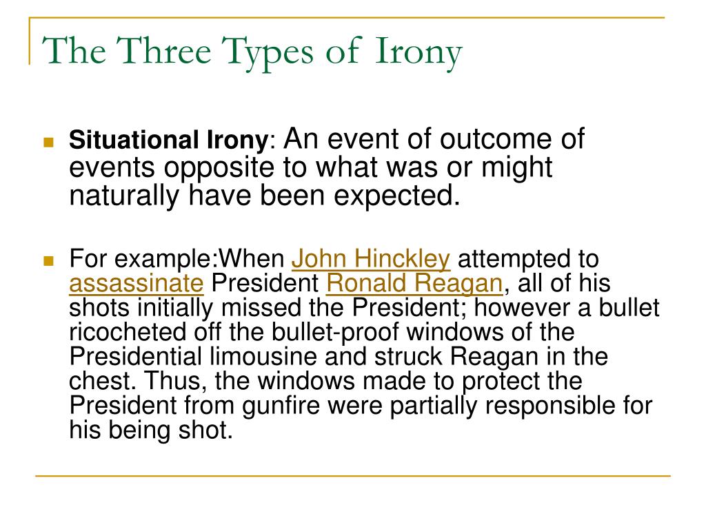 PPT Types of Irony PowerPoint Presentation, free download ID1104109