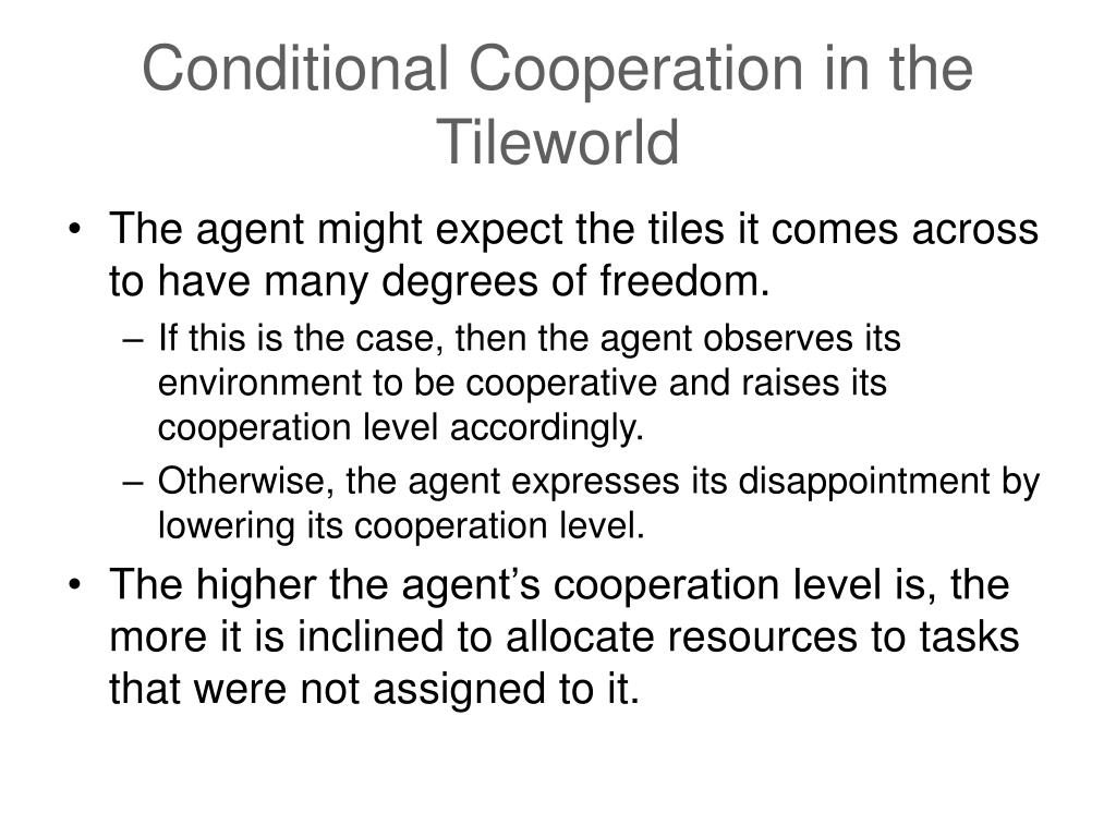 PPT Cooperation, Negotiation and Reconsideration on the basis of