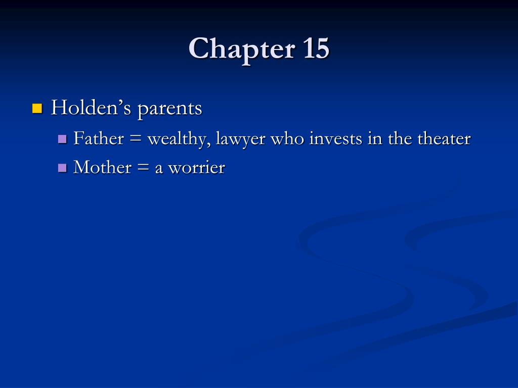 PPT The Catcher in the Rye PowerPoint Presentation, free download