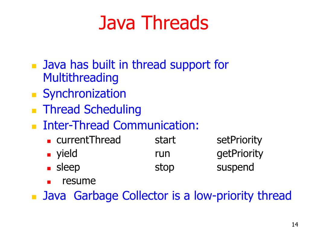 PPT Multithreaded Programming in Java PowerPoint Presentation, free