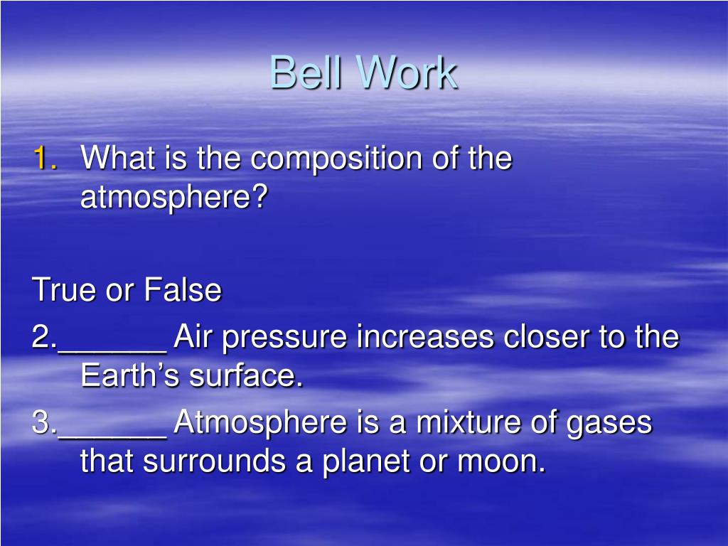 PPT Characteristics of the Atmosphere PowerPoint Presentation, free