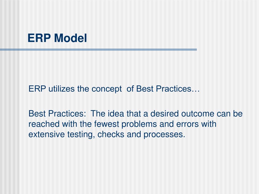 PPT - ERP PowerPoint Presentation, free download - ID:1106601