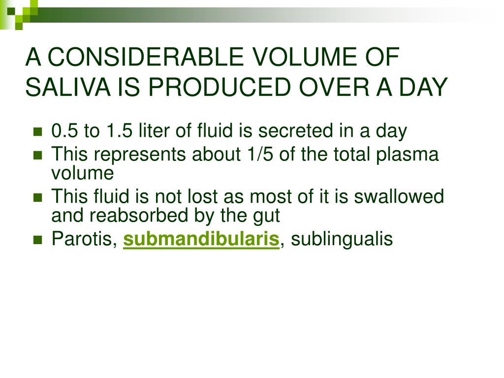 PPT SALIVA PowerPoint Presentation, free download ID1108211