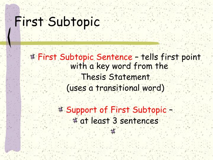 PPT Umbrella Expository Paragraph PowerPoint Presentation ID1108672