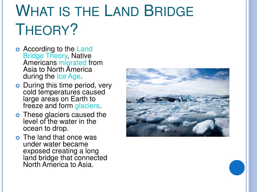 PPT The Land Bridge Theory PowerPoint Presentation, free download