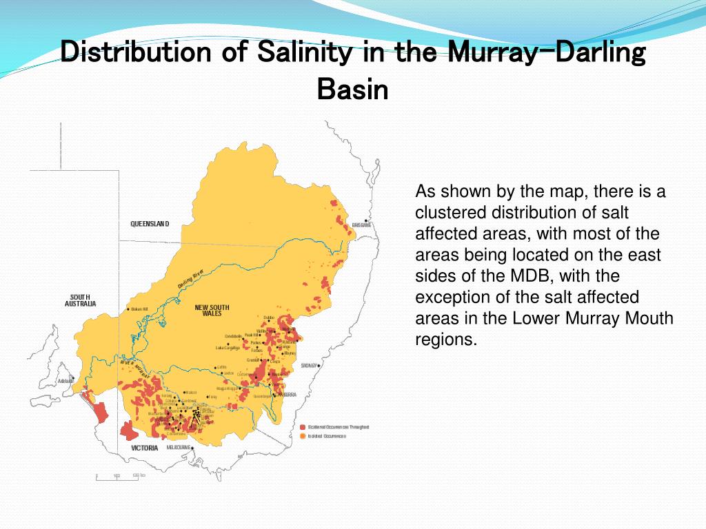 PPT Salinity and Water Quality of the MurrayDarling Basin PowerPoint