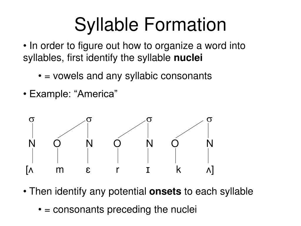 PPT Phonology, part 6 Syllables and Phonotactics PowerPoint