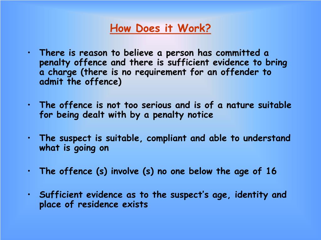 PPT Penalty Notices for Disorder PowerPoint Presentation, free