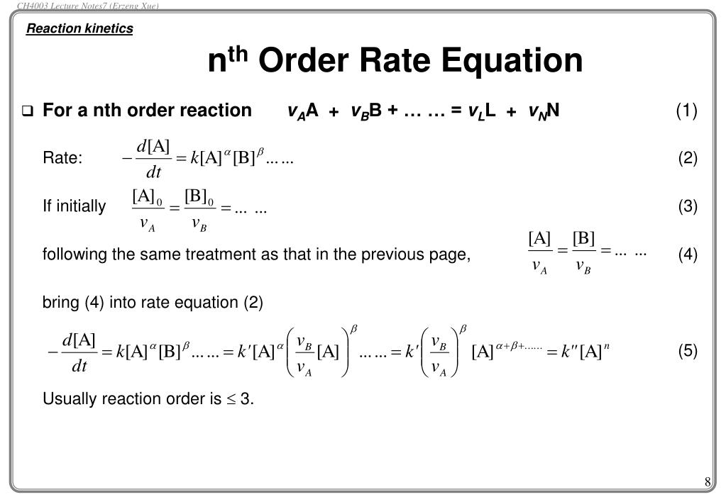 PPT CH4003 Physical Chemistry 2 Lecture Notes 710 Dr. Erzeng Xue