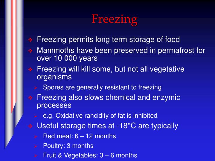PPT Food Storage and Preservation PowerPoint Presentation ID1115237