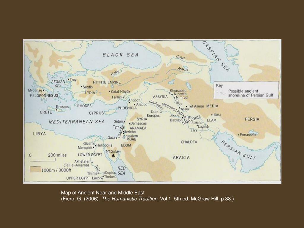Ancient Middle East Map Gilgamesh PPT Epic of Gilgamesh PowerPoint Presentation, free download ID1115668
