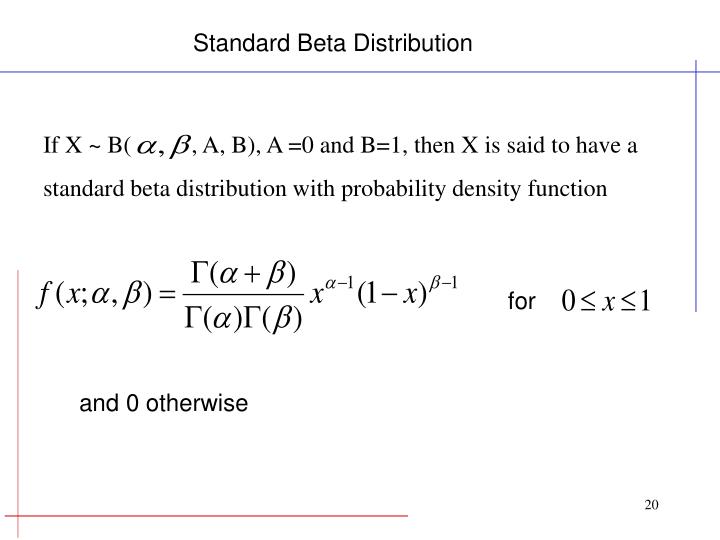 PPT Special Continuous Probability Distributions Gamma Distribution