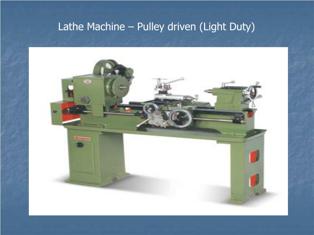 PPT Lathe Machines PowerPoint Presentation, free download ID1117287
