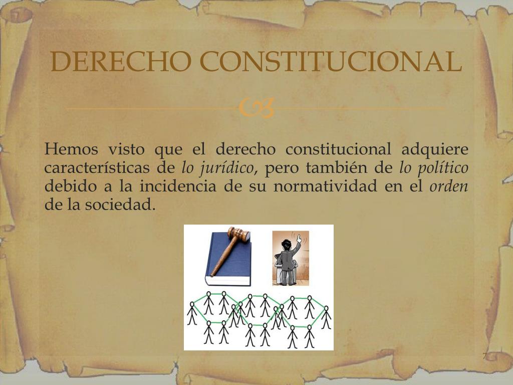 PPT EL DERECHO CONSTITUCIONAL PowerPoint Presentation, free download