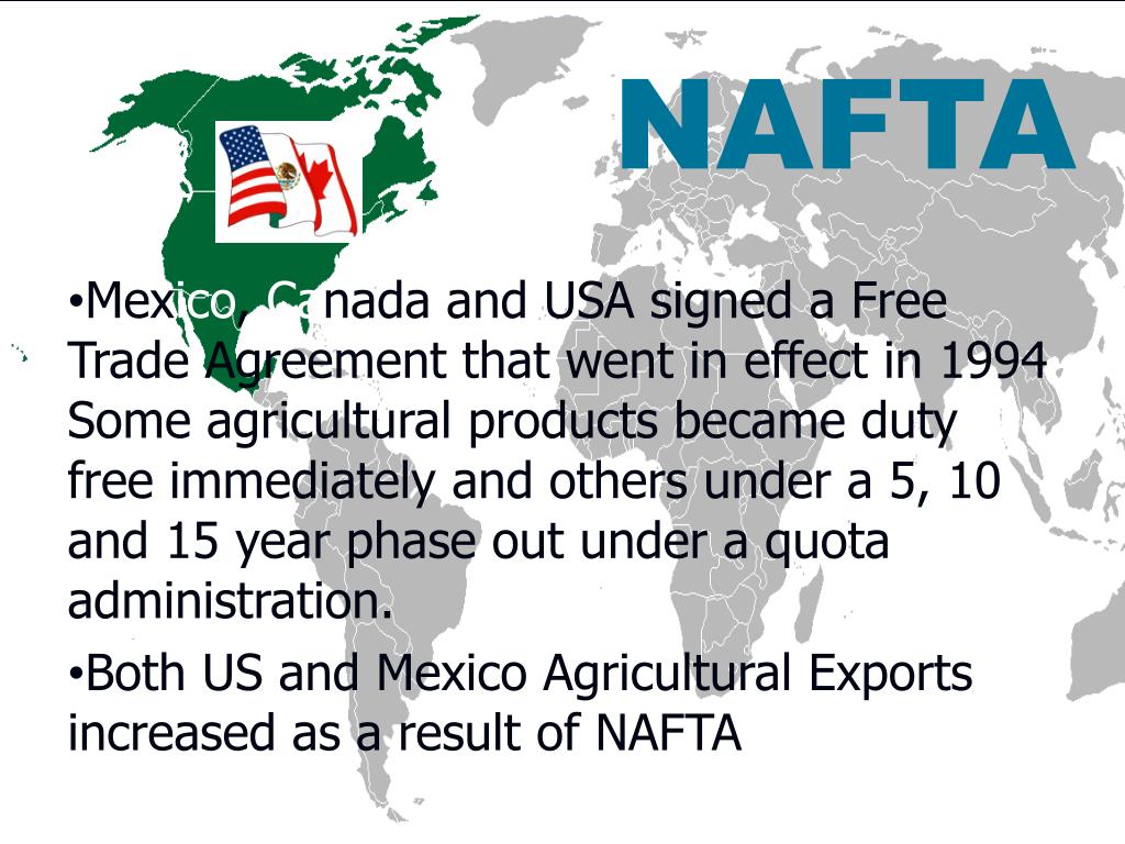 PPT The Mexican Food Market NAFTA Domestic Distribution Channels