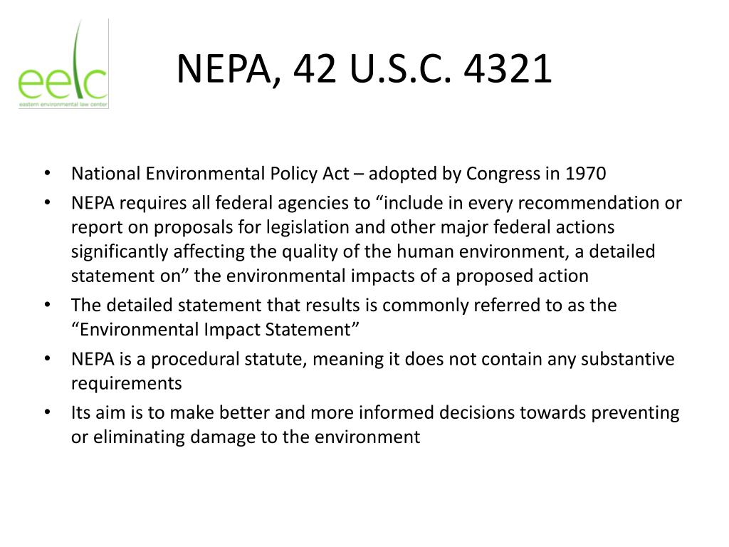 PPT NEPA and Cumulative Impacts on Environmental Justice Communities
