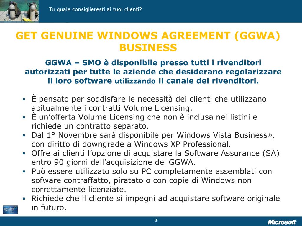 PPT Windows Legalization Guida per i partner PowerPoint Presentation