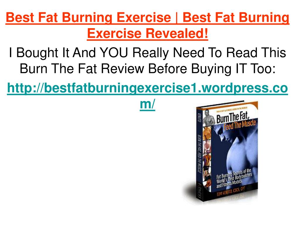 PPT Best Fat Burning Exercise PowerPoint Presentation, free download