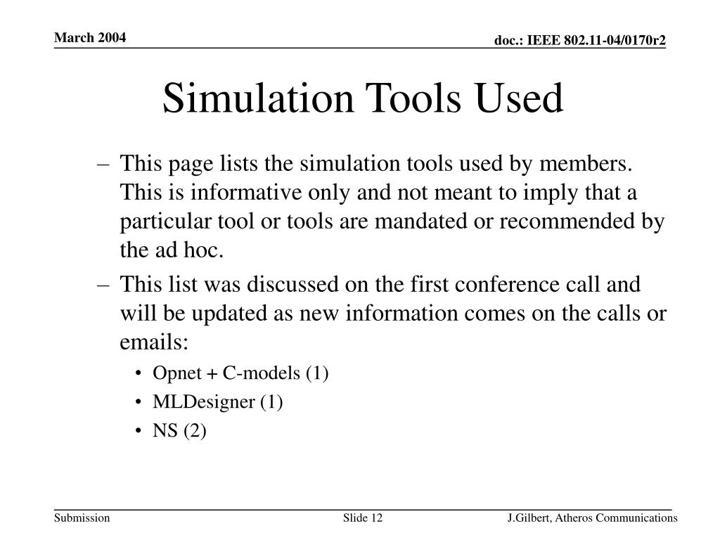 PPT TGn Simulation Methodology Ad Hoc Overview PowerPoint Presentation ID1121859