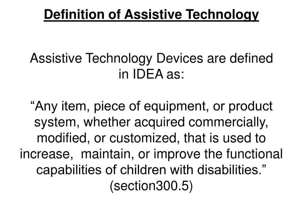 PPT Coweta County InService Training for Assistive Technology