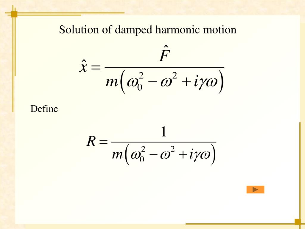 PPT Damped Oscillations PowerPoint Presentation, free download ID