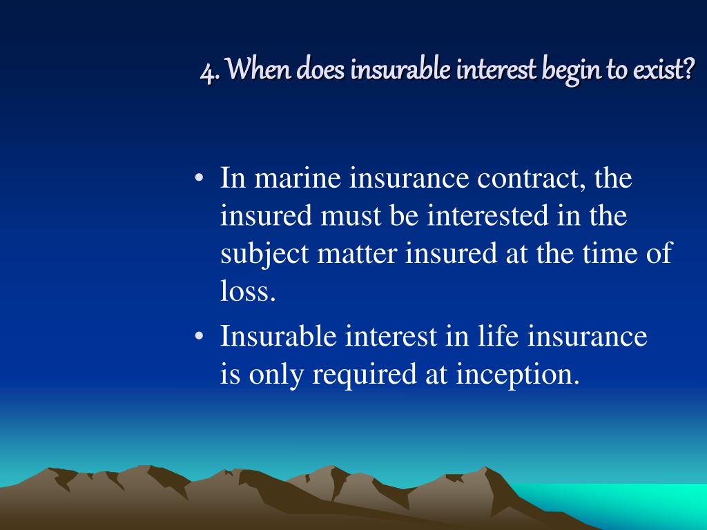 PPT Chapter Three The Principle of Insurable Interest PowerPoint