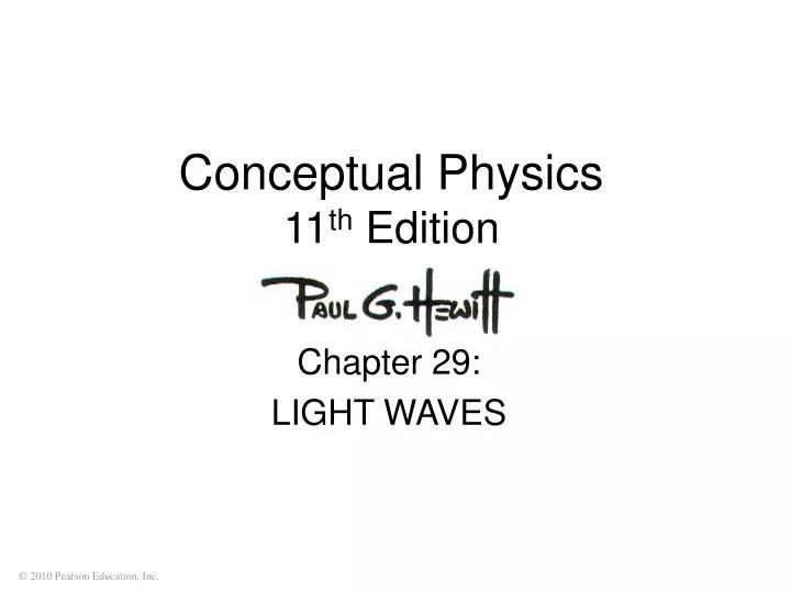 Conceptual Physical Science (6th Edition) Paul G. Hewitt