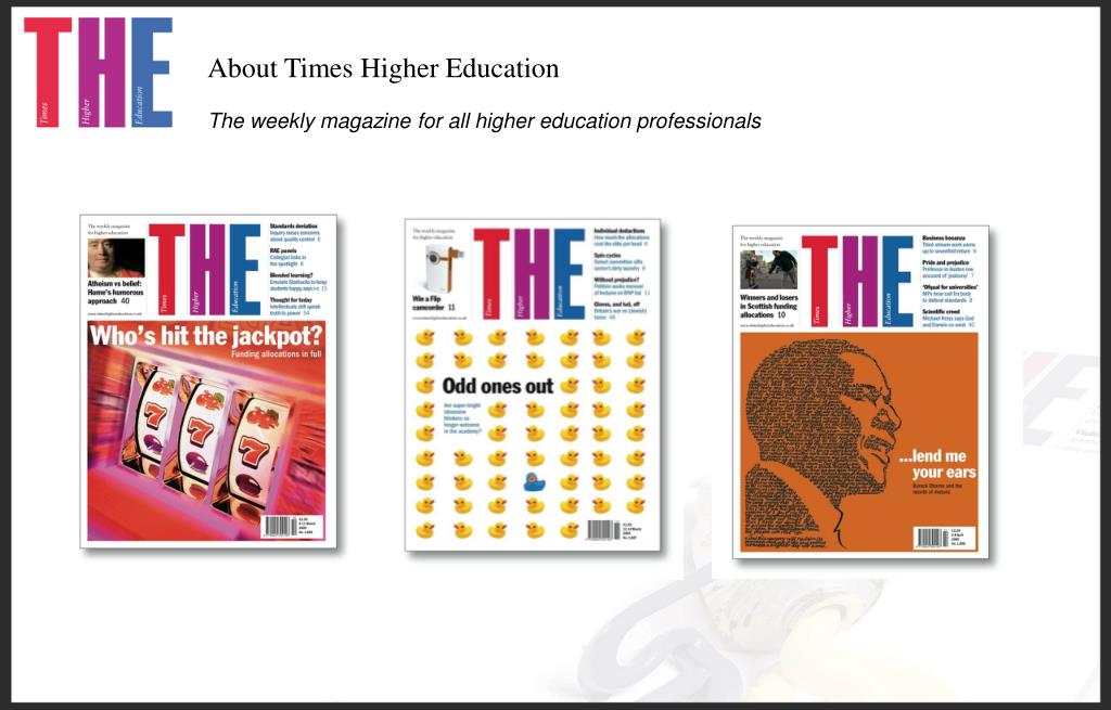 PPT World University Rankings PowerPoint Presentation, free download