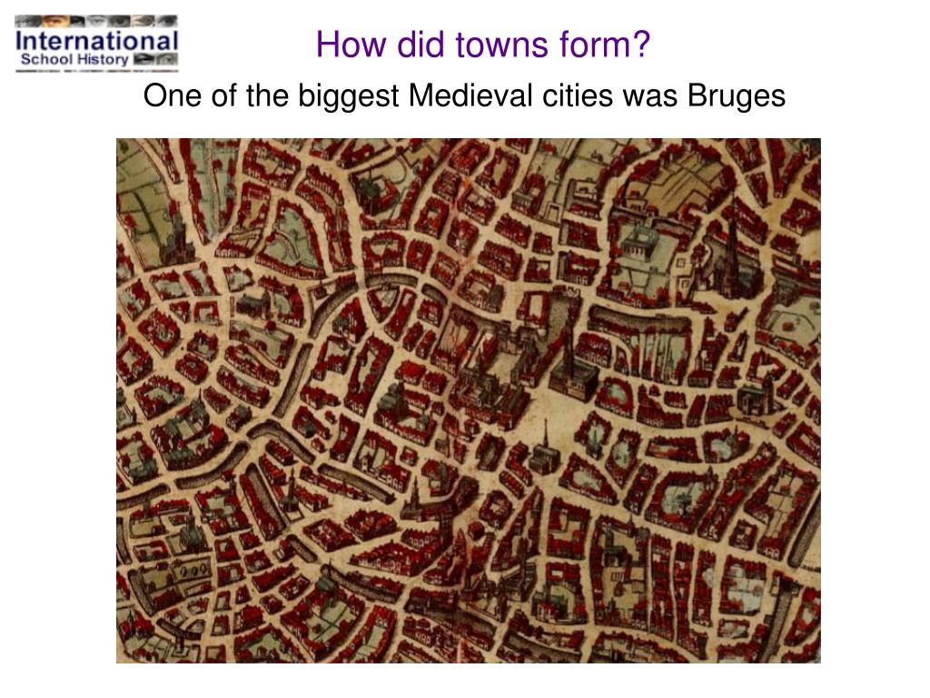 PPT A medieval town PowerPoint Presentation, free download ID1131909