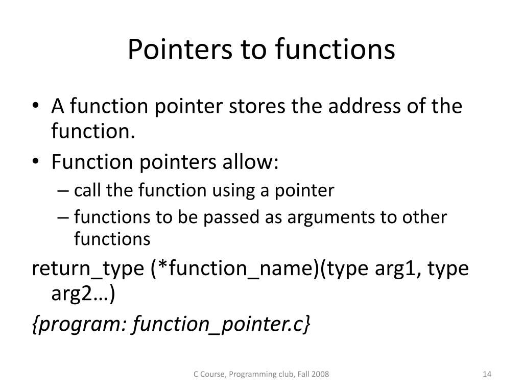 PPT 6. More on Pointers PowerPoint Presentation, free download ID