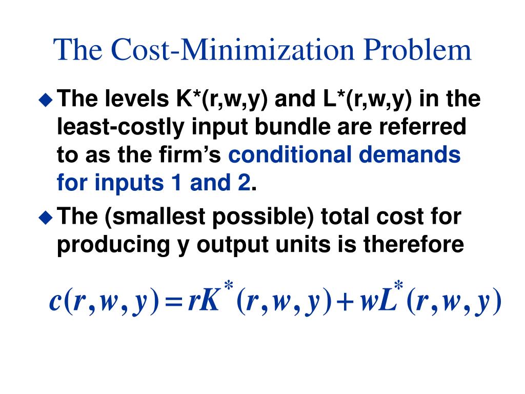 PPT Cost Constraint/Isocost Line PowerPoint Presentation, free