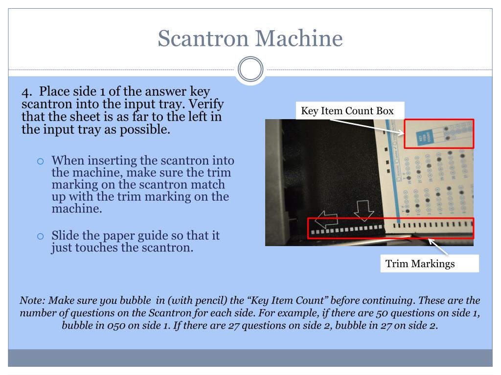 PPT Scantron Machine PowerPoint Presentation, free download ID1134419