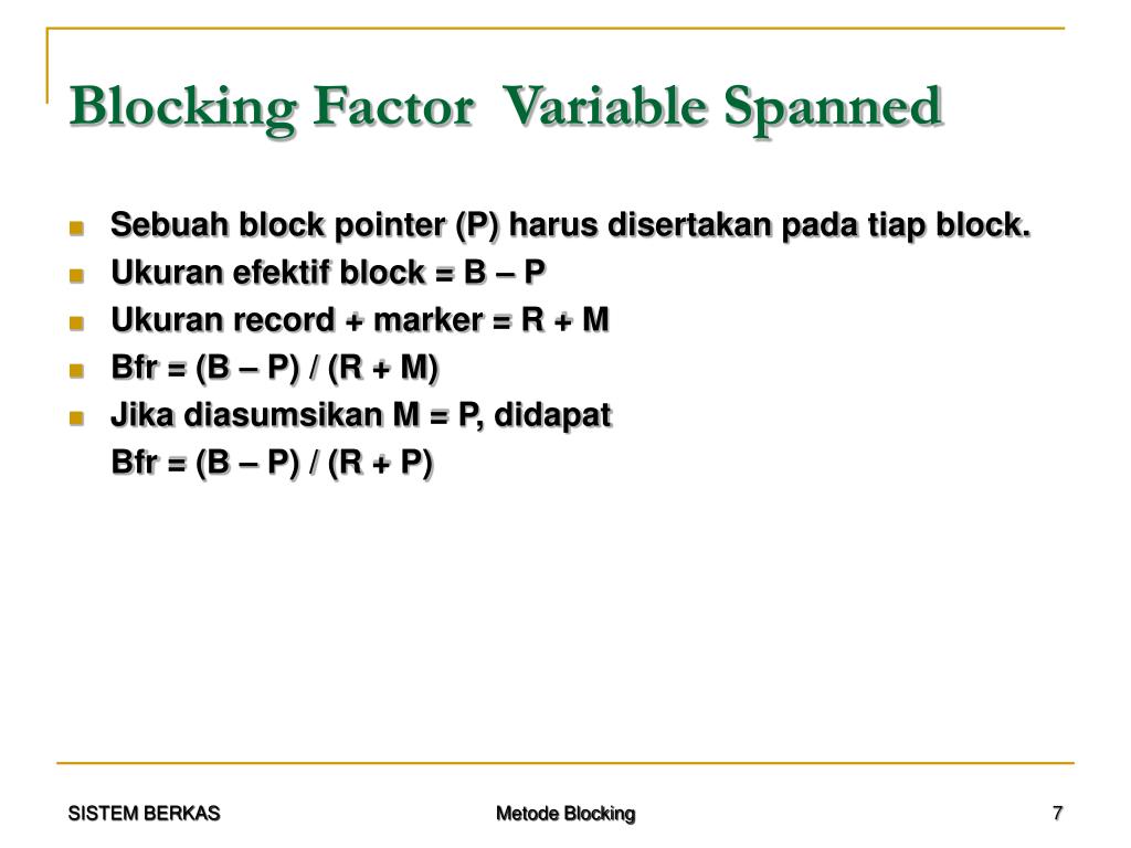 PPT Metode Blocking PowerPoint Presentation, free download ID1137474
