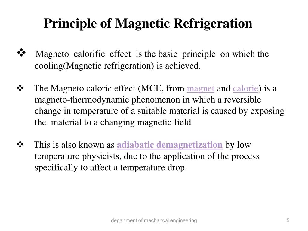 PPT Seminar on REFRIGERATION PowerPoint Presentation, free