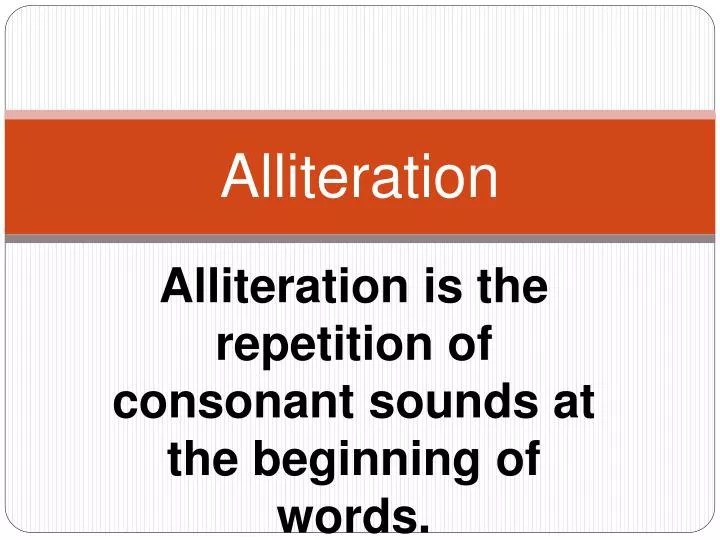PPT Alliteration PowerPoint Presentation, free download ID1142393