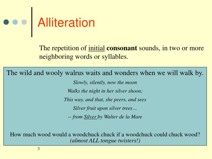 PPT Elements of Poetry Sound Devices PowerPoint