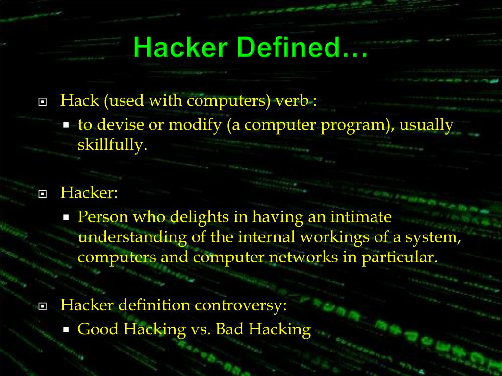 PPT Hackers PowerPoint Presentation, free download ID1143472