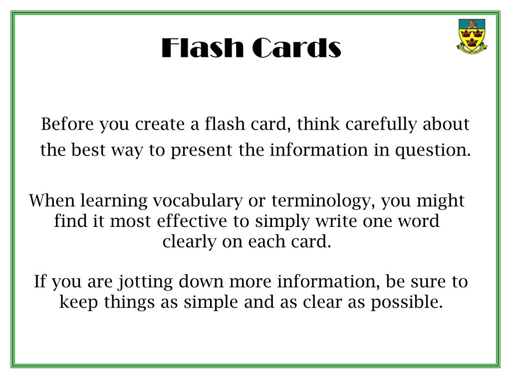 PPT Flash Cards PowerPoint Presentation, free download ID1143797