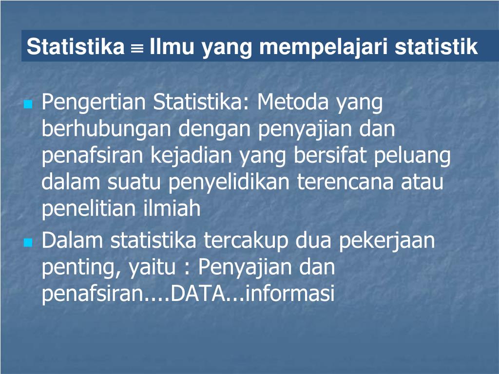PPT PPS 503 TEKNIK ANALISA DATA PowerPoint Presentation, free