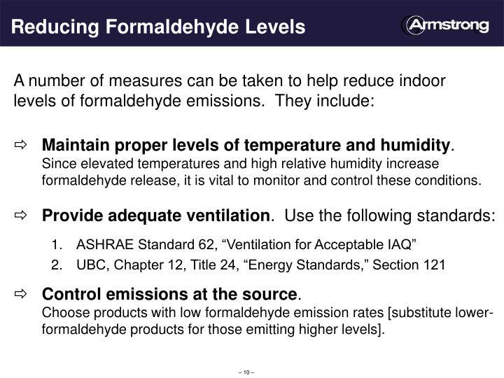 PPT The Basics of Formaldehyde What You Need to Know PowerPoint