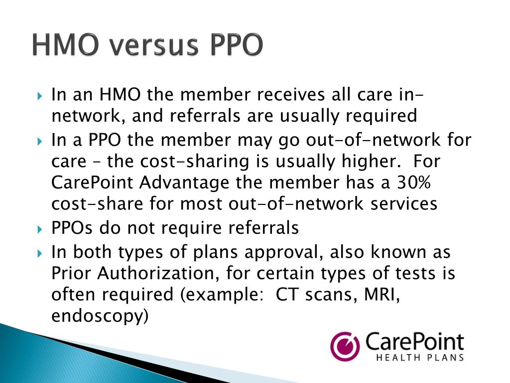 PPT Introduction to CarePoint Health Plans PowerPoint Presentation