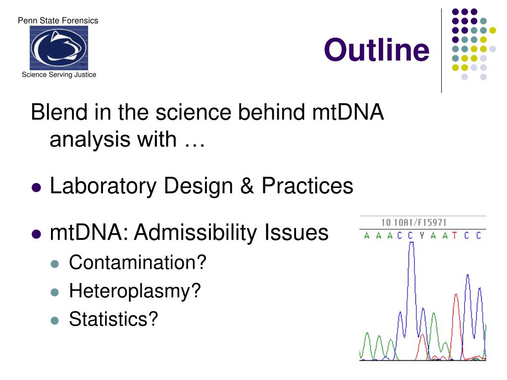 PPT Establishing an mtDNA Forensic Laboratory 11 August 2006