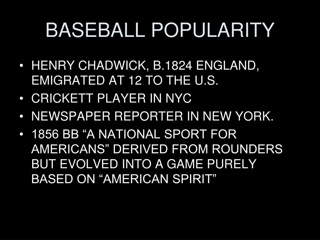 PPT BASEBALL HISTORY 18401902 PowerPoint Presentation, free download ID1151093
